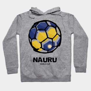 Nauru Football Country Flag Hoodie